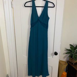 Lace Detail Maxi Slip Dress